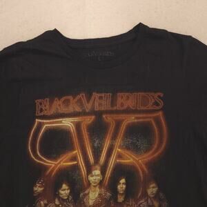 Black Veil Brides Band Crew Neck Graphic Shirt Mens Size Large L Black